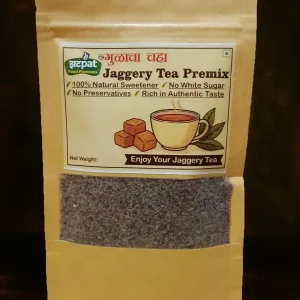 Jaggery Tea - Zatpat Food Premixes Plain Jaggery Tea Premix – Natural Sweetener, No White Sugar, Authentic Indian Tea Powder