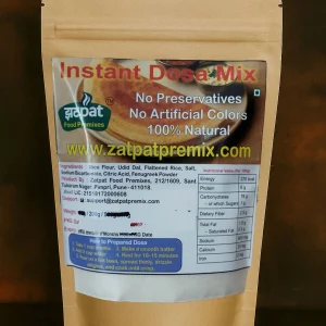 Instant Dosa Premix by Zatpat Food Premixes – ready-to-cook crispy South Indian dosa mix, no preservatives, pure vegetarian breakfast premix