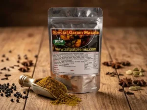 Zatpat Food Premixes Garam Masala spice powder pack premium aromatic Indian masala blend