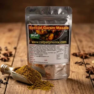 Zatpat Food Premixes Garam Masala spice powder pack premium aromatic Indian masala blend