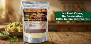 Soft and fluffy instant dhokla made using Zatpat Food Premixes dhokla premix