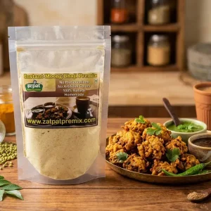 Instant Moong Bhaji Premix ready mix pack for crispy tasty bhaji
