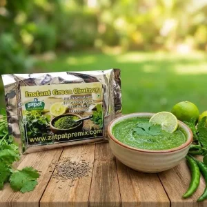 Instant Green Chutney Premix Powder Zatpat Food Premixes Pune